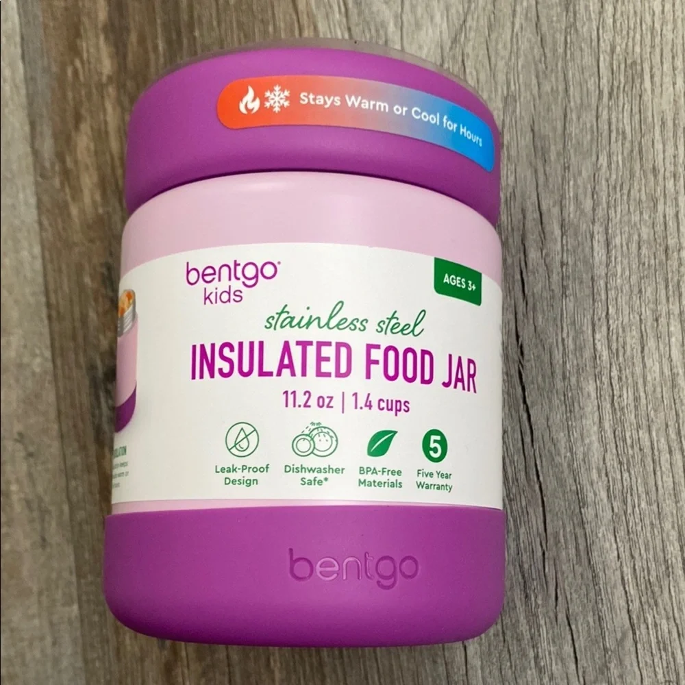 Bentgo Kids Purple Insulated Food Jar